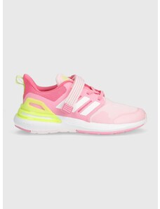 Dječje tenisice adidas RapidaSport EL K boja: ružičasta