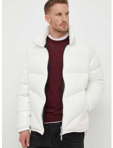 Pernata jakna Armani Exchange za muškarce, boja: bež, za zimu
