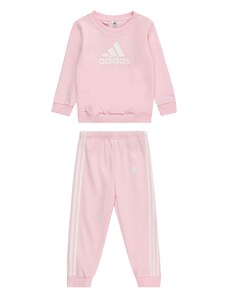 ADIDAS SPORTSWEAR Odjeća za vježbanje 'Badge Of Sport French Terry' roza / bijela