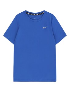 NIKE Tehnička sportska majica 'MILER' kraljevsko plava / svijetlosiva