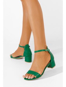 Zapatos Sandale s petu Devora Zeleno