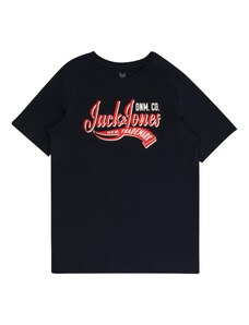 Jack & Jones Junior Majica mornarsko plava / crvena / bijela