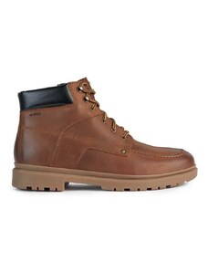 Kožne cipele Geox U ANDALO B za muškarce, boja: smeđa, U26DDB 00045 C6003