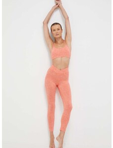 Tajice za jogu Roxy Everyday boja: narančasta, melanž