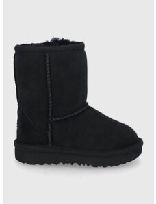 Dječje cipele za snijeg od brušene kože UGG boja: crna