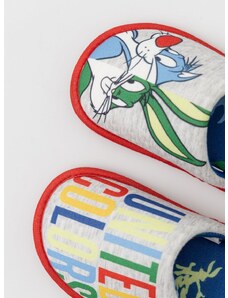 Dječje papuče United Colors of Benetton x Looney Tunes boja: siva