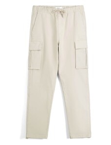 Bershka Cargo hlače ecru/prljavo bijela