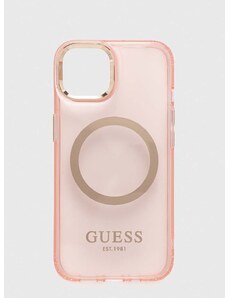 Etui za telefon Guess iPhone 13 6,1" boja: ružičasta