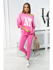 Kesi Cotton set sweatshirt + leggings pink