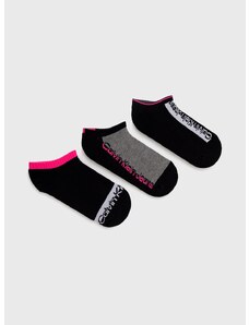Čarape Calvin Klein za žene, boja: crna