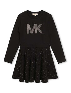 Dječja haljina Michael Kors boja: crna, mini, širi se prema dolje