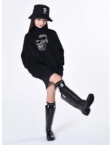 Dječje gumene čizme Karl Lagerfeld boja: crna