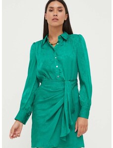 Haljina Morgan boja: zelena, mini, ravna