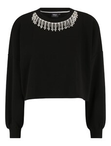 Only Petite Sweater majica 'RHINE' srebrno siva / crna