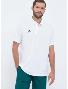 Polo majica za vježbanje adidas Performance Entrada 22 boja: bijela, bez uzorka