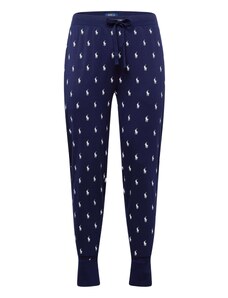 Polo Ralph Lauren Pidžama hlače mornarsko plava / bijela