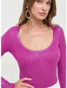 Pulover Pinko za žene, boja: ružičasta, lagani
