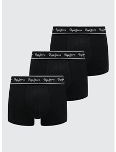 Bokserice Pepe Jeans 3-pack za muškarce, boja: crna