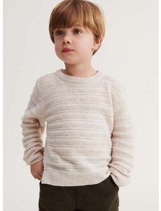 Dječji pulover s postotkom vune Liewood boja: bež, lagani