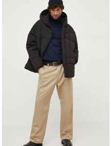 Jakna Calvin Klein Jeans za muškarce, boja: crna, za zimu