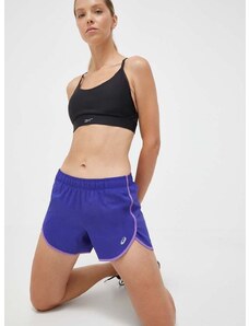 Kratke hlače za trčanje Asics Icon boja: ljubičasta, bez uzorka, srednje visoki struk
