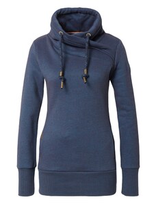 Ragwear Sweater majica 'NESKA' crno plava / kestenjasto smeđa