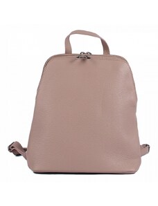 Luksuzna Talijanska torba od prave kože VERA ITALY "Vaila", boja puderasto ružičasta, 29x25cm