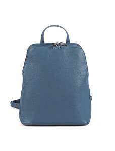 Luksuzna Talijanska torba od prave kože VERA ITALY "Zaila", boja plava, 29x25cm