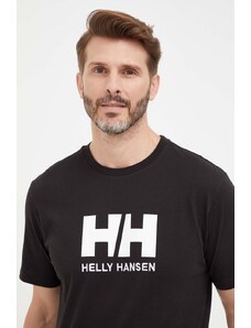 Majica kratkih rukava Helly Hansen HH LOGO T-SHIRT za muškarce, boja: bijela, s aplikacijom, 33979