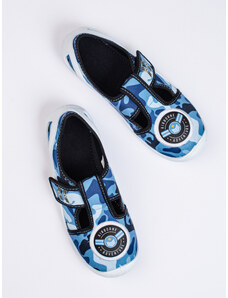 Shelvt Moro blue Velcro sneakers 3F