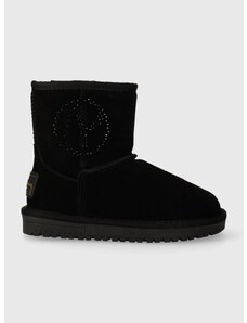 Dječje cipele za snijeg od brušene kože Pepe Jeans boja: crna