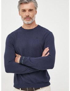 Pulover s dodatkom vune Pepe Jeans za muškarce, boja: tamno plava, lagani