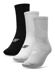 Set od 3 para muških visokih čarapa 4F