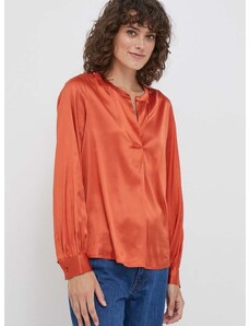 Bluza Mos Mosh za žene, boja: narančasta, bez uzorka