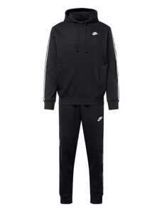 Nike Sportswear Jogging komplet 'CLUB FLEECE' crna / bijela