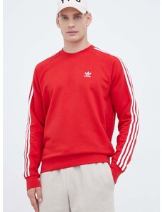 Dukserica adidas Originals za muškarce, boja: crvena, s aplikacijom