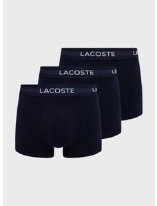 Bokserice Lacoste 3-pack za muškarce, boja: tamno plava