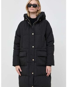 Pernata jakna Silvian Heach za žene, boja: crna, za zimu
