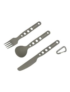 Turistički set pribora za jelo Sea To Summit AlphaSet Cutlery boja: siva, ACUTASET3