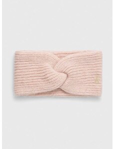 Traka s primjesom vune Tommy Hilfiger boja: ružičasta