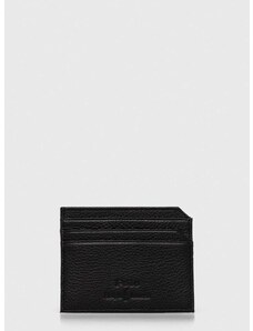 Kožni etui za kartice Polo Ralph Lauren boja: crna