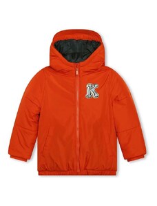 Dječja jakna Kenzo Kids boja: narančasta