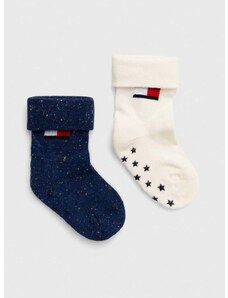 Dječje čarape Tommy Hilfiger 2-pack boja: tamno plava
