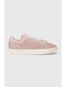 Kožne tenisice adidas Originals Stan Smith CS boja: ružičasta IG0345