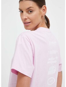 Pamučna majica adidas Originals boja: ružičasta