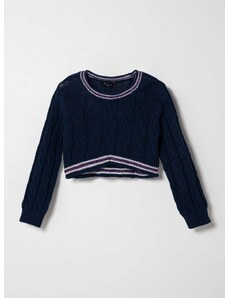 Dječji pulover s postotkom vune Sisley lagani