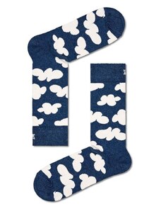 Čarape Happy Socks Cloudy Sock boja: tamno plava