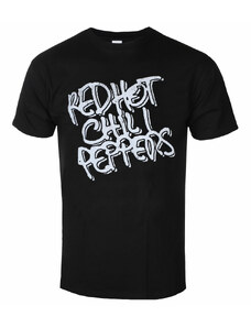 Metalik majica muško Red Hot Chili Peppers - Black & White Logo - ROCK OFF - RHCPTS09MB