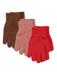 Dječje rukavice Konges Sløjd 3-pack boja: ružičasta
