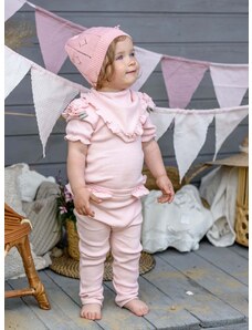 Tajice za bebe Jamiks boja: ružičasta, glatki materijal